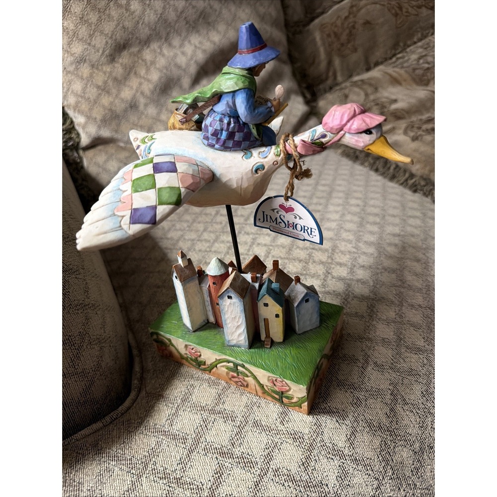 Jim Shore Heartwood Creek RHYME TIME Mother Goose Figurine Vtg Enesco 4007015